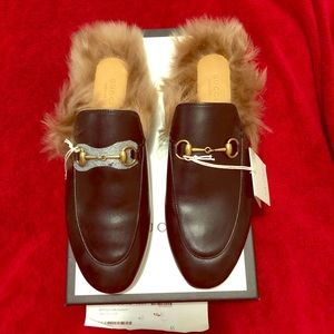 Women’s Gucci Princetown leather slipper size 40